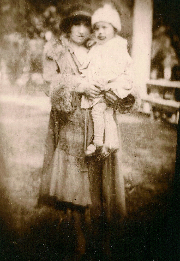 Edith Matilda Roth Soots and her Son Harrison W. Soots Jr.